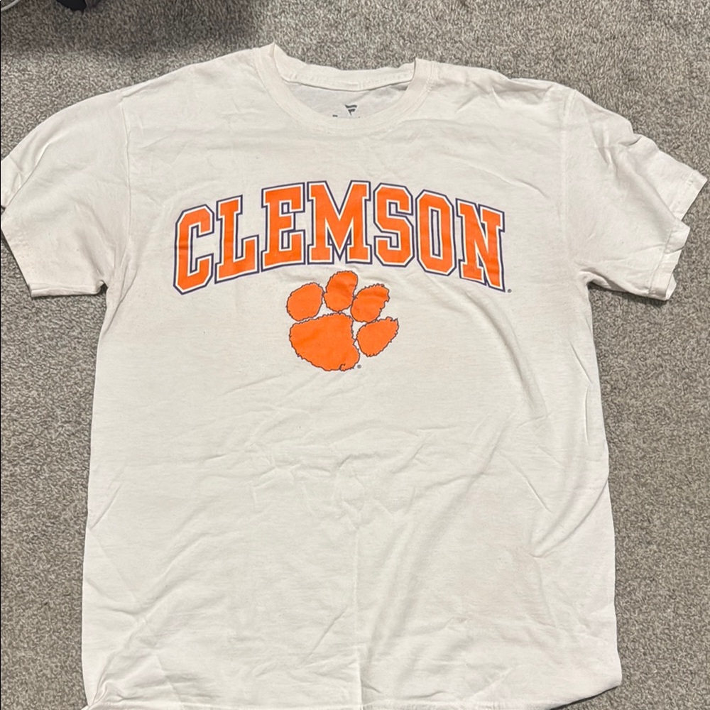 Clemson White and Orange Unisex T-Shirt